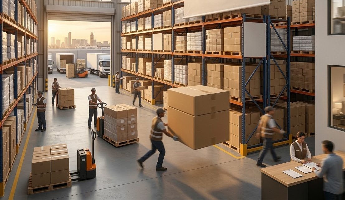 Entrepôt Urban Trade - logistique équipement hôtelier